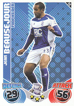 Jean Beausejour Birmingham City 2010/11 Topps Match Attax #U10